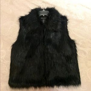Faux fur vest